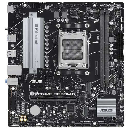 Asus PRIME B650M-R ARGB 7000mhz(OC) M.2 AM5 mATX DDR5 Anakart - 2