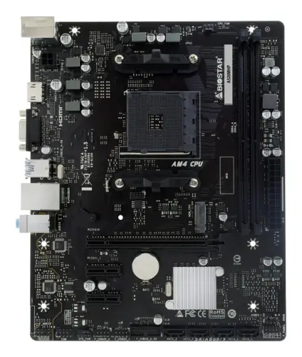 Biostar A520MHP 2.0 4400mhz(OC) M.2 AM4 mATX Anakart - 2