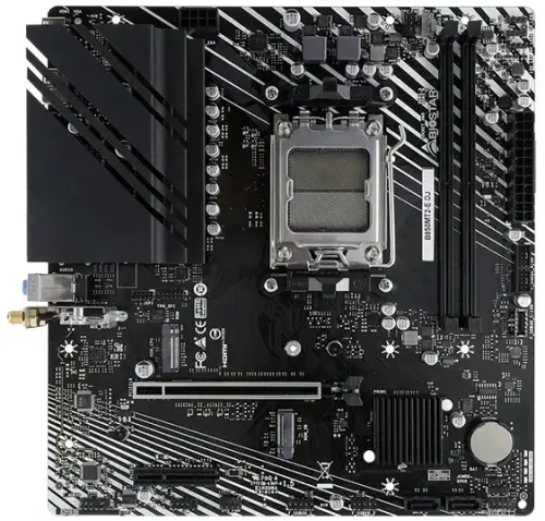 Biostar B850MT2-E DJ ARGB 8000mhz(OC) M.2 AM5 mATX Anakart - 2