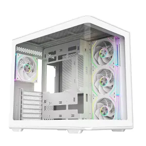 Cooler Master Elite 600 ARGB Beyaz Tempered Glass USB 3.2 850W 80+ Gold ATX 3.1 GEN5 ATX Mid Tower Kasa - 1