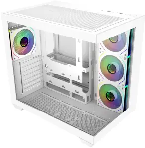 Cooler Master Elite 681 ARGB Beyaz Tempered Glass USB 3.0 850W 80+ Gold ATX 3.1 GEN5 ATX Mid Tower Kasa - 1