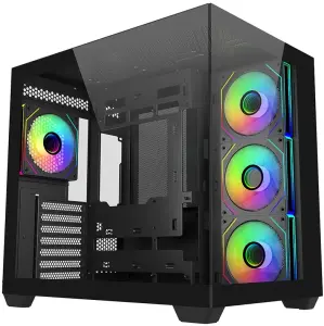 Cooler Master Elite 681 ARGB Siyah Tempered Glass USB 3.0 850W 80+ Gold ATX 3.1 GEN5 ATX Mid Tower Kasa - 1