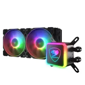 Cougar AQUA Siyah ARGB 240 mm Intel(1700p/1851p)-AMD Uyumlu Sıvı Soğutucu - 1