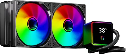 Frisby FCL-240 Siyah ARGB 240 mm Intel(1700p/1851p)-AMD Uyumlu Sıvı Soğutucu - 1