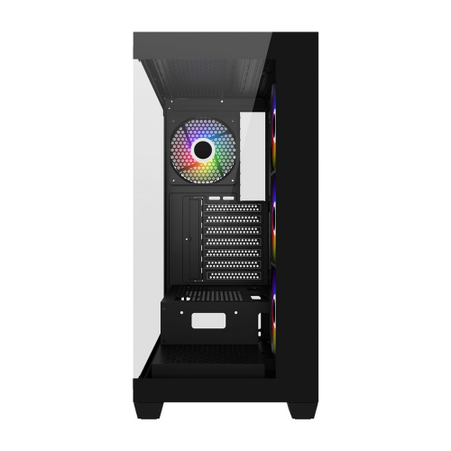FSP M340 RGB Siyah Tempered Glass USB 3.0 650W 80+ mATX Mid Tower Kasa - 2