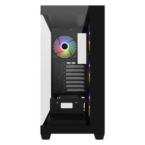 FSP M340 RGB Siyah Tempered Glass USB 3.0 650W 80+ mATX Mid Tower Kasa - 3