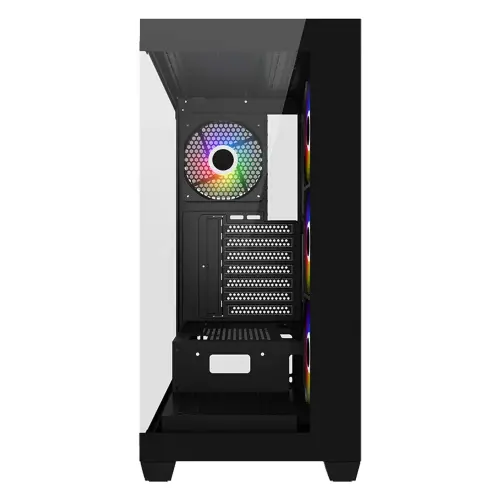 FSP M340 RGB Siyah Tempered Glass USB 3.0 650W 80+ mATX Mid Tower Kasa - 3