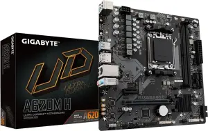 Gigabyte A620M H 6400mhz(OC) M.2 AM5 mATX DDR5 Anakart - 1