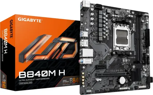 Gigabyte B840M H 7200mhz(OC) M.2 AM5 mATX Anakart - 1