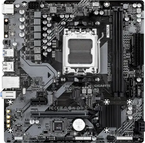 Gigabyte B840M H 7200mhz(OC) M.2 AM5 mATX Anakart - 2