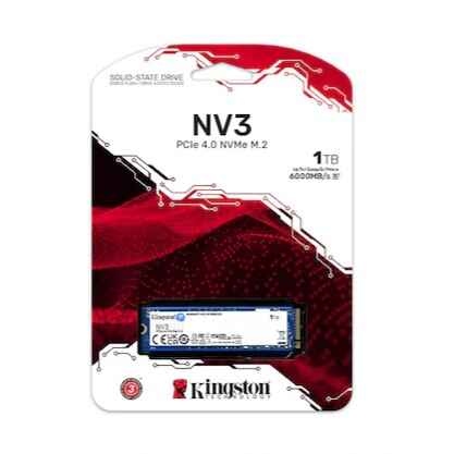 Kingston 1TB NV3 NVMe Gen4 Okuma 6000MB-Yazma 4000MB M.2 SSD - 1