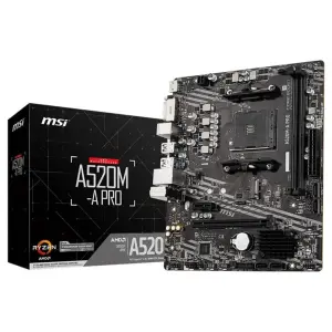 MSI A520M-A PRO 4600mhz(OC) M.2 AM4 maTX Anakart - 1