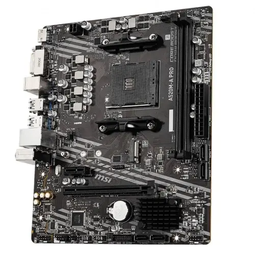 MSI A520M-A PRO 4600mhz(OC) M.2 AM4 maTX Anakart - 3