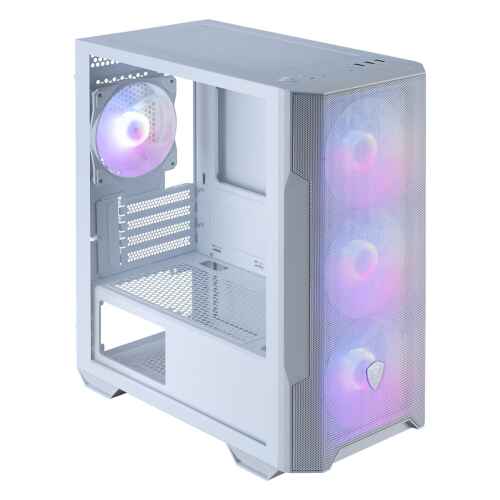 MSI MAG Forge M100R White Tempered Glass USB 3.2 mATX Mid Tower Kasa - 2