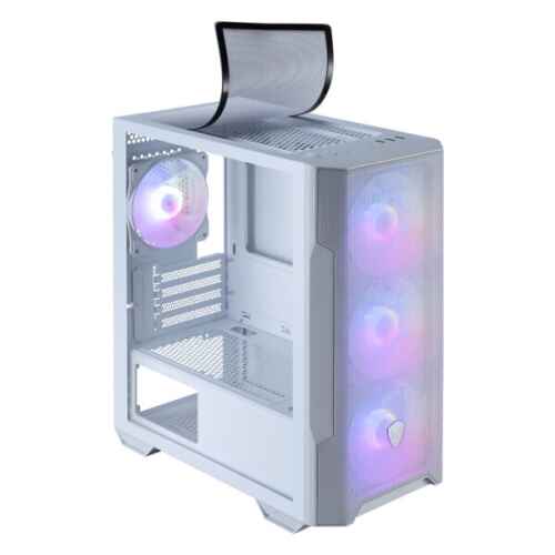 MSI MAG Forge M100R White Tempered Glass USB 3.2 mATX Mid Tower Kasa - 6