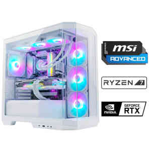 Msi MAG PANO White X130 Ryzen 7 5700X 32GB Ram 1TB M.2 NVMe SSD 12GB RTX5070 Sıvı Soğutmalı Msı Oyuncu OEM Paket - Xaser