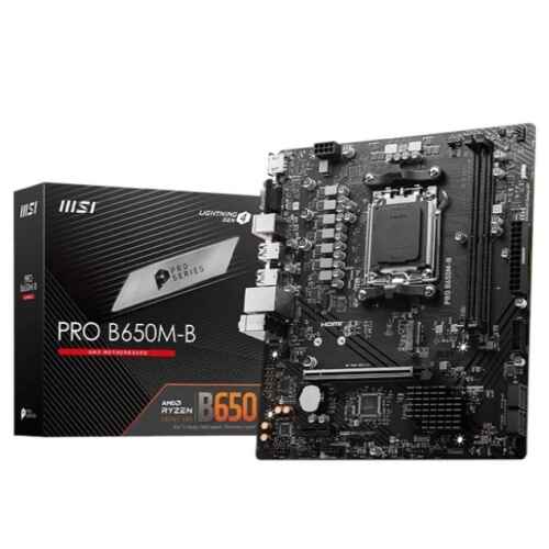 MSI PRO B650M-B ARGB 6800mhz(OC) M.2 AM5 DDR5 mATX Anakart - 1