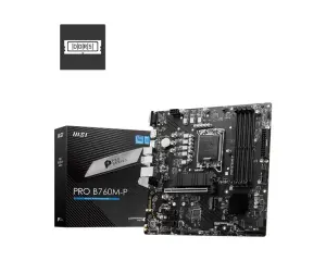 MSI PRO B760M-P 6800mhz(OC) M.2 1700p mATX DDR5 Anakart - 1