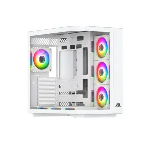 PowerBoost PBA4375W Beyaz ARGB Tempered Glass 750W 80+ Bronze USB 3.0 ATX Mid Tower Kasa - 1