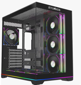 Strong Balerion Siyah ARGB Tempered Glass 600W 80+ USB 3.0 ATX Mid Tower Kasa - Strong