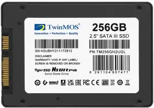 TwinMOS 256GB H2 Ultra Okuma 580MB-Yazma 550MB SATA SSD - 4