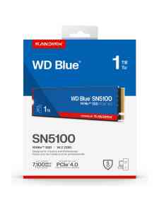 WD 1TB Blue SN5100 Okuma 7100MB Yazma 6700MB NVMe PCIe Gen 4 M.2 SSD (WDS100T5B0E) - 3