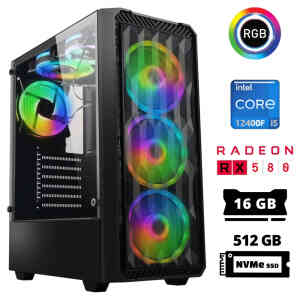 Xaser Abyss X1 i5 12400F 16GB Ram 512GB M.2 NVMe SSD 8GB RX580 256Bit Oyuncu Tavsiye Sistem - XASER