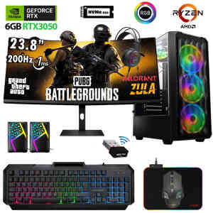 Xaser Armor X100 Ryzen 5 5500 16GB Ram 512GB M.2 NVMe SSD 6GB RTX3050 24