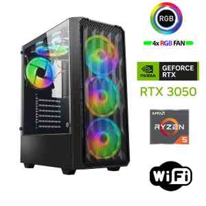 Xaser Armor X90 Ryzen 5 5500 32GB Ram 1TB M.2 NVMe SSD 6GB RTX3050 Masaüstü Oyuncu Bilgisayarı - XASER