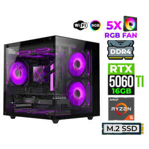 Xaser Astra X170 Ryzen 5 5600X 32GB Ram 1TB M.2 NVMe SSD 16GB RTX5060 Ti Oyuncu Tavsiye Sistem - Xaser