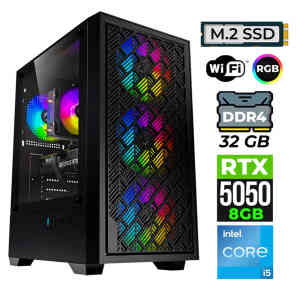 Xaser BladeX100 Intel I5 12400F 32GB Ram 1TB M.2 NVMe SSD 8GB RTX5050 Oyuncu Tavsiye Sistem - Xaser