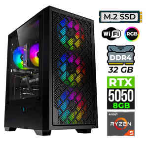 Xaser BladeX20 Ryzen 5 5500 32GB Ram 1TB M.2 NVMe SSD 8GB RTX5050 Oyuncu Tavsiye Sistem - Xaser