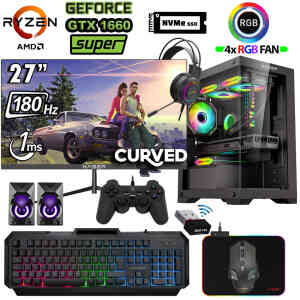 Xaser Blood x150 Ryzen 7 5700x 32GB Ram 1TB M.2 SSD 6GB GTX1660 Super 27 180Hz Oyuncu Tavsiye Sistem - XASER