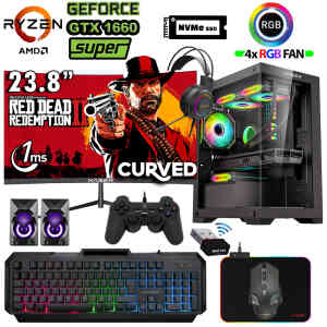 Xaser Blood x80 Ryzen 5 5600 16GB Ram 512GB M.2 SSD 6GB GTX1660 Super 23.8 Oyuncu Tavsiye Sistem - XASER