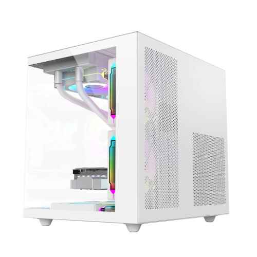Xaser Cube X200 i5 14400F 32GB Ram 1TB M.2 NVMe SSD 8GB RTX5060 Beyaz Masaüstü Oyuncu Bilgisayarı - 4