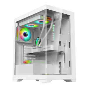 Xaser Delux x2 Ryzen 7 5700x 32GB Ram 1TB M.2 NVMe SSD 8GB RTX4060 Sıvı Soğutmalı Oyuncu Bilgisayarı - XASER (1)
