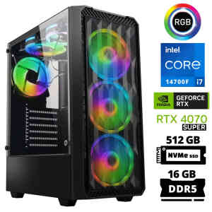 Xaser Delux X85 i7 14700F 16GB DDR5 Ram 512GB M.2 NVMe SSD 12GB RTX4070 SUPER Oyuncu Tavsiye Sistem - Xaser