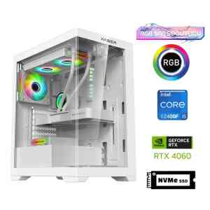 Xaser GX85 i5 12400F 16GB Ram 512GB M.2 NVMe SSD 8GB RTX4060 Sıvı Soğutma Oyun Bilgisayarı - XASER