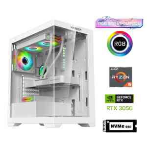 Xaser GX90 Ryzen 5 5600 16GB Ram 512GB M.2 NVMe SSD 6GB RTX3050 Sıvı Soğutma Oyuncu Bilgisayarı - XASER