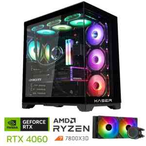 Xaser Lexus x240 Ryzen 7 7800X3D 32GB DDR5 Ram 1TB M.2 NVMe SSD 8GB RTX4060 Sıvı Soğutmalı Oyuncu Bilgisayarı - XASER