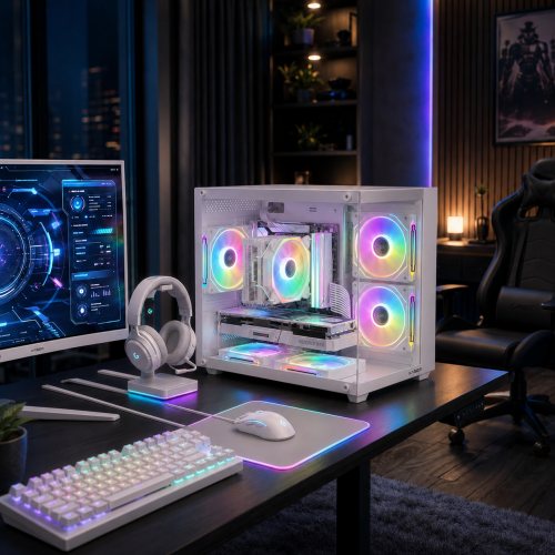 Xaser Monark x60 Ryzen 5 7500F- Gigabyte B840M-H/16GB RTX5060 Ti/1TB M.2/16GB DDR5 Beyaz-Gaming Oem Oyuncu Paket - 2