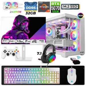 Xaser Moon X70 Ryzen 7 7800X3D 32GB DDR5 Ram 1TB M.2 NVMe SSD 12GB RTX5070 Sıvı Soğutmalı 24,5