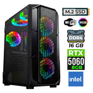 Xaser Neon X150 Intel i3 14100F 16GB Ram 512GB M.2 NVMe SSD 8GB RTX5060 Oyuncu Tavsiye Sistem - Xaser