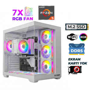 Xaser Raze X100 Ryzen 5 7600 32GB DDR5 Ram 1TB M.2 NVMe SSD Hazır Tavsiye Sistem - Xaser