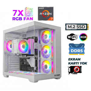Xaser Raze X120 Ryzen 7 7700 32GB DDR5 Ram 1TB M.2 NVMe SSD Hazır Tavsiye Sistem - Xaser