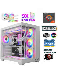 Xaser Raze X280 Ryzen 5 7500F 16GB DDR5 Ram 512GB M.2 NVMe SSD Hazır Tavsiye Sistem - XASER