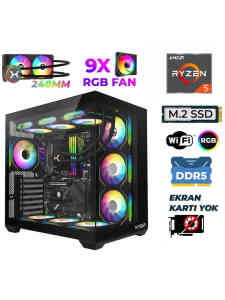 Xaser Raze X310 Ryzen 5 7500X3D 16GB DDR5 Ram 512GB M.2 NVMe SSD Hazır Tavsiye Sistem - XASER