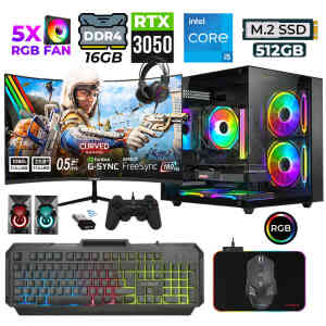 Xaser River X30 i5 10400F 16GB Ram 512GB M.2 NVMe SSD 6GB RTX3050 23.8