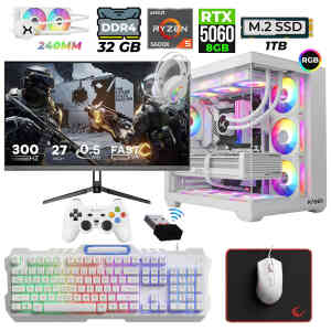 Xaser Mage X130 Ryzen 5 5600X 32GB Ram 1TB M.2 NVMe SSD 8GB RTX5060 Sıvı Soğutmalı 27