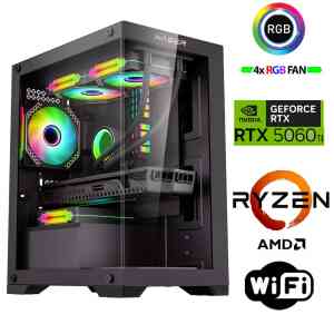 Xaser SovaX20 Ryzen 5 5600 32GB Ram 1TB M.2 NVMe SSD 16GB RTX5060Ti Masaüstü Oyuncu Bilgisayarı - Xaser